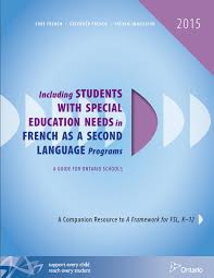 Including students with special education needs in French as a second language programs
